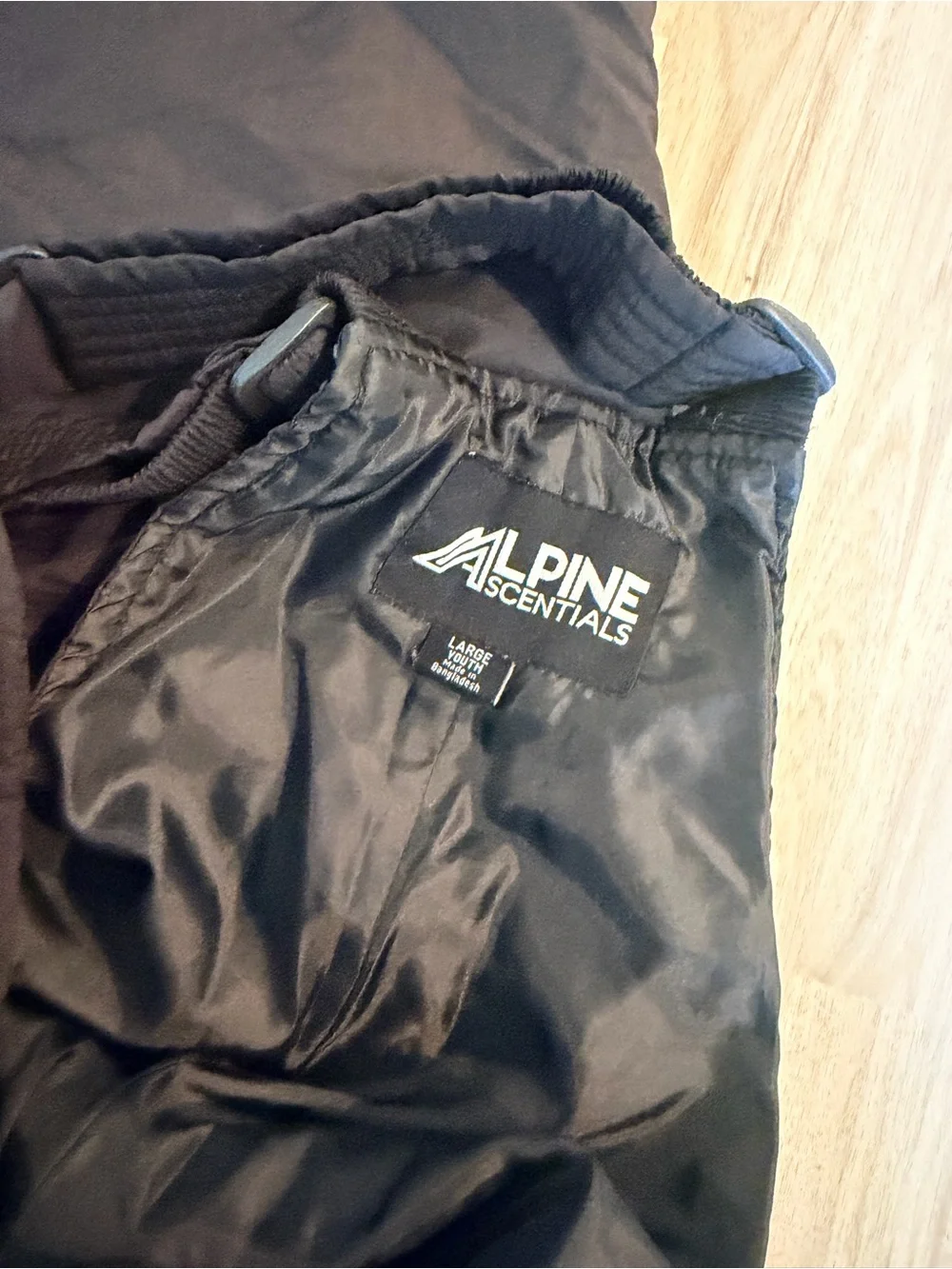 Alpine Black Insulated Ski Bib Pants
